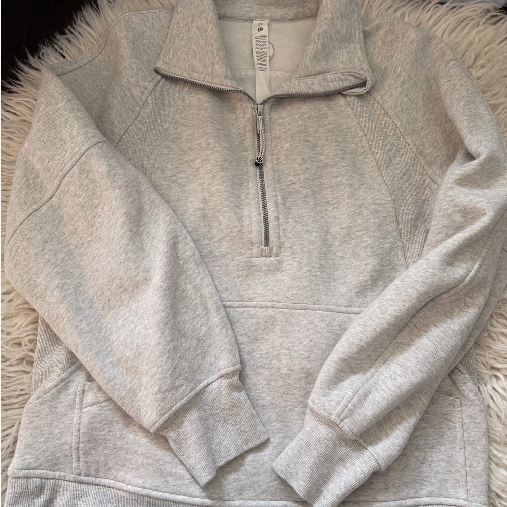 lululemon quarter zip scuba